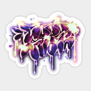 Good Vibes Graffiti (Caramel Blueberry) Sticker